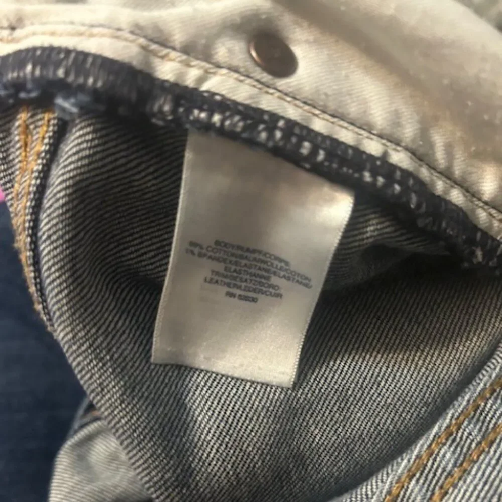 Lands' End Square Rigger 5 pocket straight denim jeans, size 35